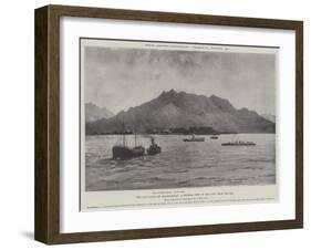 The Occupation of Shanhaikuan, a General View of the Town from the Sea-Henry Charles Seppings Wright-Framed Giclee Print