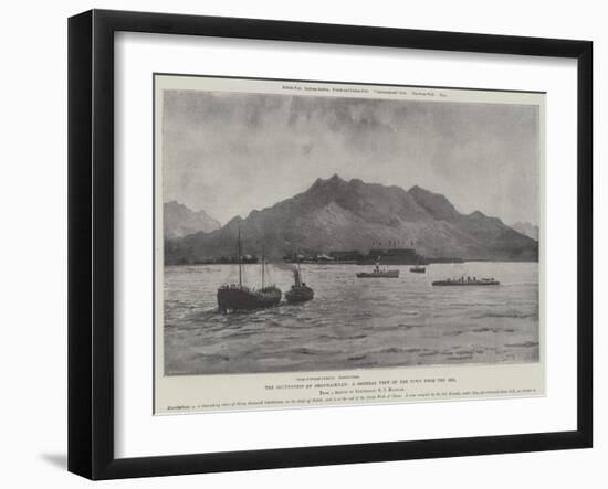 The Occupation of Shanhaikuan, a General View of the Town from the Sea-Henry Charles Seppings Wright-Framed Giclee Print