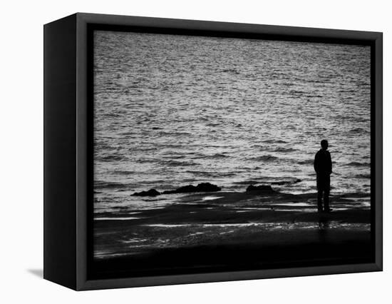 The Ocean Holds No Memory-Sharon Wish-Framed Stretched Canvas