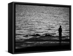 The Ocean Holds No Memory-Sharon Wish-Framed Stretched Canvas