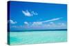 The Ocean in the Maldives-John Harper-Stretched Canvas