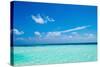 The Ocean in the Maldives-John Harper-Stretched Canvas