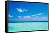 The Ocean in the Maldives-John Harper-Framed Stretched Canvas