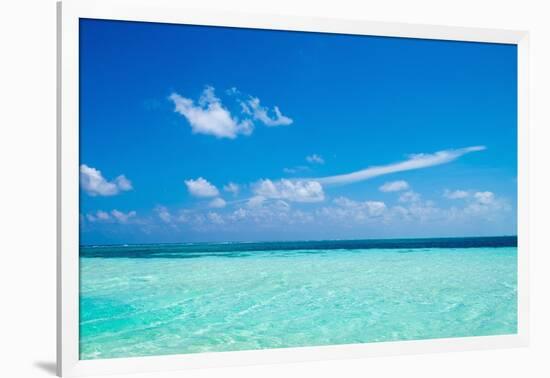 The Ocean in the Maldives-John Harper-Framed Photographic Print