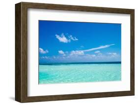 The Ocean in the Maldives-John Harper-Framed Photographic Print