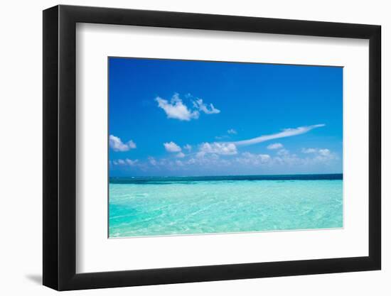 The Ocean in the Maldives-John Harper-Framed Photographic Print