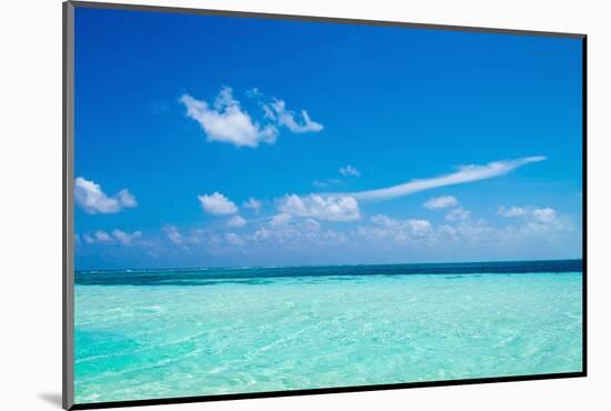 The Ocean in the Maldives-John Harper-Mounted Photographic Print