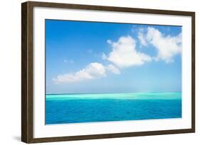 The Ocean in the Maldives-John Harper-Framed Photographic Print