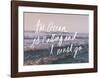 The Ocean Is Calling And I Must Go-Leah Flores-Framed Giclee Print