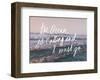 The Ocean Is Calling And I Must Go-Leah Flores-Framed Art Print