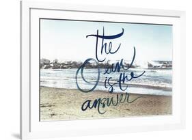 The Ocean is the Answer-Emily Navas-Framed Art Print