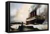 The Ocean Liner RMS Berengaria, 20th Century-null-Framed Stretched Canvas