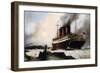 The Ocean Liner RMS Berengaria, 20th Century-null-Framed Giclee Print