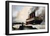 The Ocean Liner RMS Berengaria, 20th Century-null-Framed Giclee Print