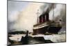 The Ocean Liner RMS Berengaria, 20th Century-null-Mounted Giclee Print