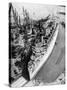 The Ocean Liner RMS Queen Mary, Clydebank, Glasgow, 1934-null-Stretched Canvas