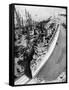 The Ocean Liner RMS Queen Mary, Clydebank, Glasgow, 1934-null-Framed Stretched Canvas