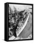 The Ocean Liner RMS Queen Mary, Clydebank, Glasgow, 1934-null-Framed Stretched Canvas