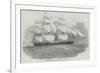 The Ocean Monarch, of Liverpool, Built at Quebec-Edwin Weedon-Framed Giclee Print