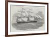 The Ocean Monarch, of Liverpool, Built at Quebec-Edwin Weedon-Framed Giclee Print