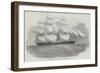 The Ocean Monarch, of Liverpool, Built at Quebec-Edwin Weedon-Framed Giclee Print