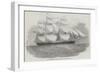 The Ocean Monarch, of Liverpool, Built at Quebec-Edwin Weedon-Framed Giclee Print