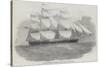 The Ocean Monarch, of Liverpool, Built at Quebec-Edwin Weedon-Stretched Canvas