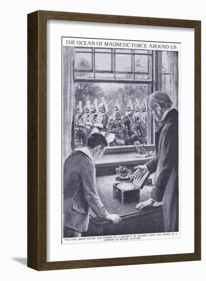 The Ocean of Magnetic Force around Us-Charles Mills Sheldon-Framed Giclee Print