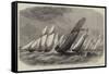 The Ocean Race of the Royal Victoria Yacht Club, the Vessels Off the Noman-Edwin Weedon-Framed Stretched Canvas