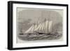 The Ocean Yacht-Race Between the Dauntless and the Cambria, the Start-Edwin Weedon-Framed Giclee Print