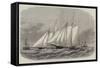 The Ocean Yacht-Race Between the Dauntless and the Cambria, the Start-Edwin Weedon-Framed Stretched Canvas