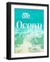 The Ocean-Jace Grey-Framed Art Print