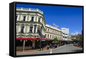 The Octagon Town Center of Dunedin, Otago, South Island, New Zealand, Pacific-Michael-Framed Stretched Canvas