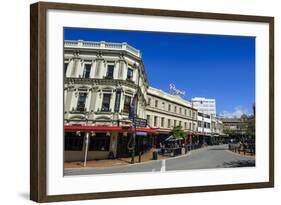 The Octagon Town Center of Dunedin, Otago, South Island, New Zealand, Pacific-Michael-Framed Photographic Print