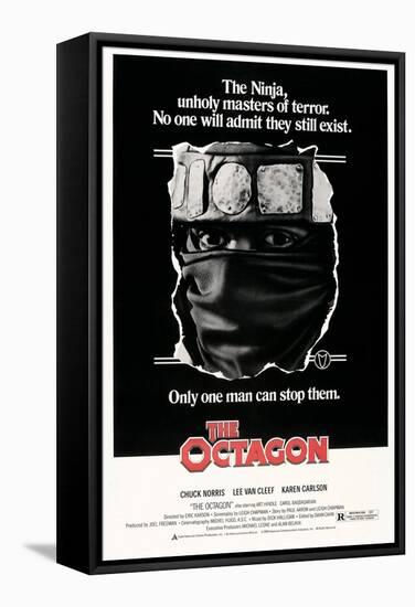 THE OCTAGON, US poster, Chuck Norris, 1980. © American Cinema Releasing/courtesy Everett Collection-null-Framed Stretched Canvas