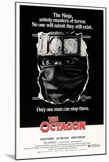 THE OCTAGON, US poster, Chuck Norris, 1980. © American Cinema Releasing/courtesy Everett Collection-null-Mounted Art Print