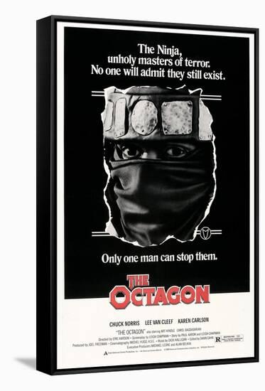 THE OCTAGON, US poster, Chuck Norris, 1980. © American Cinema Releasing/courtesy Everett Collection-null-Framed Stretched Canvas