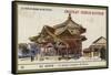 The Octagonal Temple of Kyoto, Japan-null-Framed Stretched Canvas