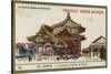 The Octagonal Temple of Kyoto, Japan-null-Stretched Canvas