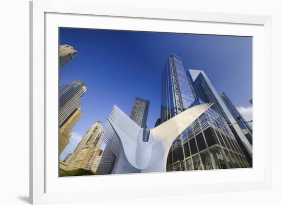 The Oculus, World Trade Center Manhattan, New York City-George Oze-Framed Photographic Print