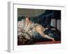 The Odalisque, 1745-Francois Boucher-Framed Giclee Print