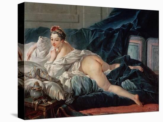 The Odalisque, 1745-Francois Boucher-Stretched Canvas