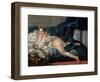 The Odalisque, 1745-Francois Boucher-Framed Giclee Print