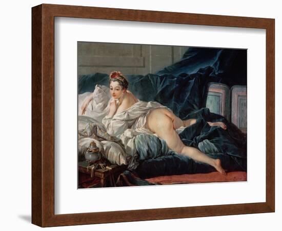 The Odalisque, 1745-Francois Boucher-Framed Giclee Print