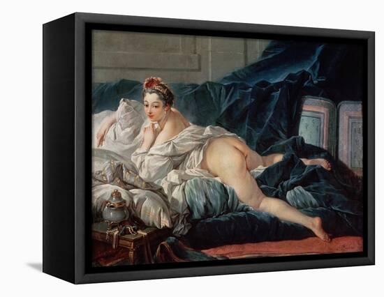 The Odalisque, 1745-Francois Boucher-Framed Stretched Canvas