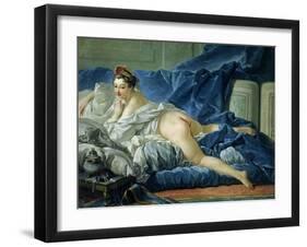 The Odalisque, 1745-Francois Boucher-Framed Giclee Print