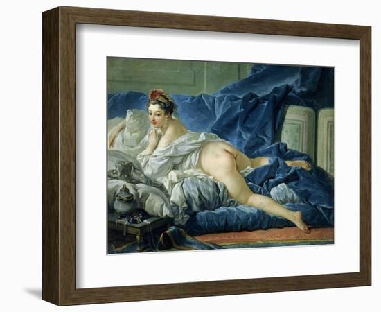 The Odalisque, 1745-Francois Boucher-Framed Giclee Print