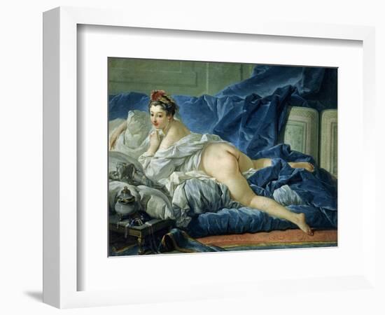 The Odalisque, 1745-Francois Boucher-Framed Giclee Print