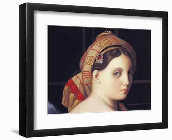 The Odalisque's Face-Jean-Auguste-Dominique Ingres-Framed Giclee Print