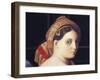The Odalisque's Face-Jean-Auguste-Dominique Ingres-Framed Giclee Print